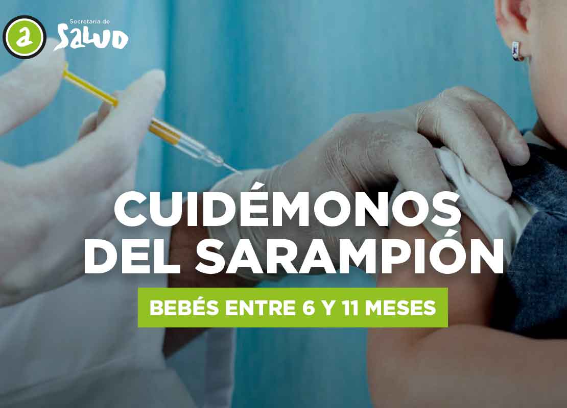 Sarampión: el Municipio se suma a la campaña de vacunación