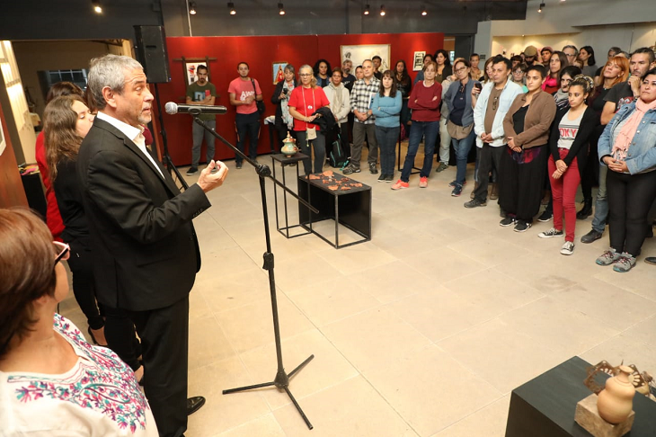 Ferraresi inauguró obras en los institutos municipales de Cerámica y Artes Plásticas