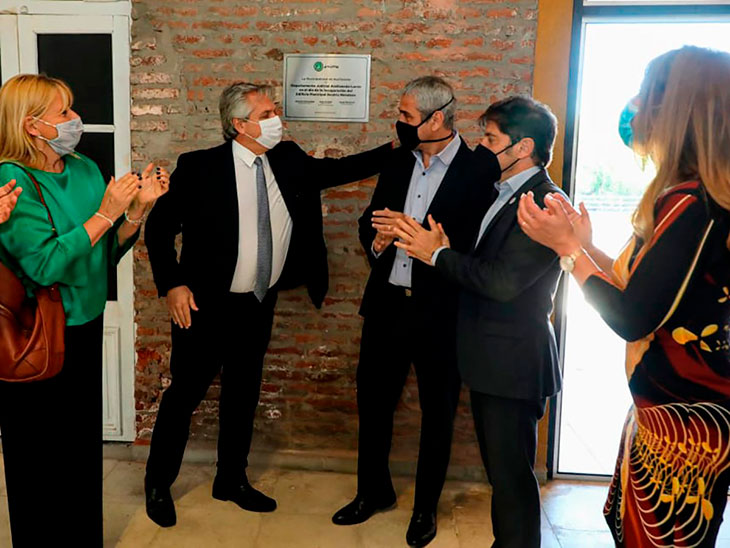 Ferraresi junto al Presidente y el Gobernador inauguraron las obras destinadas al Departamento Judicial de Avellaneda-Lanús